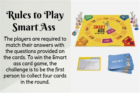 smart ass board game cards|The Smart Ass Board Game Rules and Cards.